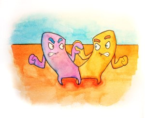 It's hard to dance when you are too close, too connected!